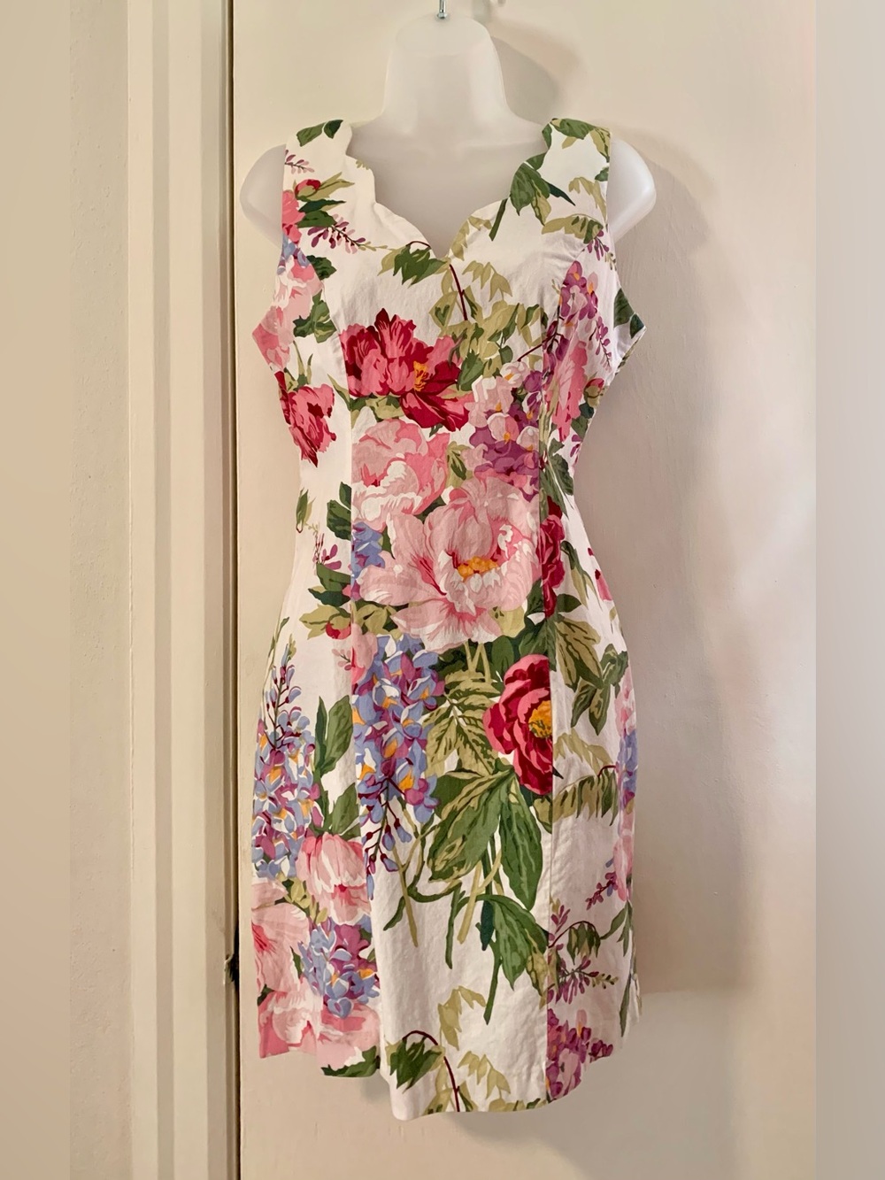 Vintage 80's floral summer dress